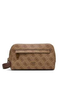 Guess Kosmetyczka PMMILO P5461 Beżowy. Kolor: beżowy. Materiał: skóra