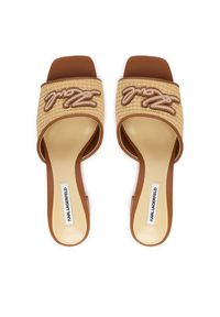 Karl Lagerfeld - KARL LAGERFELD Klapki Plaza II KL32400A Brązowy. Kolor: brązowy. Materiał: syntetyk #2