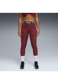 Damskie legginsy Puma Strong. Kolor: czerwony. Sport: fitness