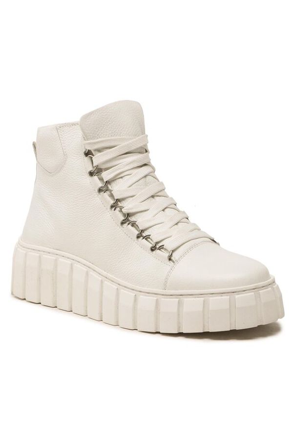 Sergio Bardi Sneakersy WI23-B1025-01SB Beżowy. Kolor: beżowy. Materiał: skóra