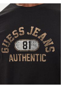 Guess T-Shirt M4BI74 K8HM0 Czarny Slim Fit. Kolor: czarny. Materiał: bawełna #4