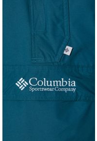 columbia - Columbia kurtka. Kolor: turkusowy. Materiał: materiał #2