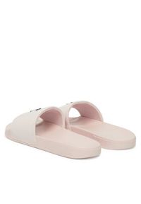 Calvin Klein Klapki Ess Slide Canvas Hdw HW0HW02960 Beżowy. Kolor: beżowy. Materiał: materiał #5