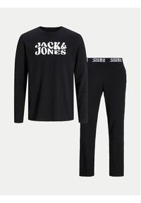 Jack & Jones - Jack&Jones Piżama Elton 12267003 Czarny Standard Fit. Kolor: czarny. Materiał: bawełna #4