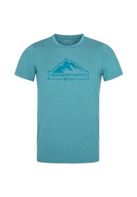 Męska koszulka outdoos Kilpi LISMAIN-M. Kolor: zielony, niebieski, wielokolorowy. Sport: turystyka piesza #1