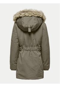 only - ONLY Parka New Priska 15300627 Szary Regular Fit. Kolor: szary. Materiał: syntetyk #8
