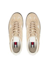 Tommy Jeans Sneakersy The Greenwich Edge EN0EN02838 Beżowy. Kolor: beżowy. Materiał: zamsz, skóra