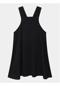 DKNY Sukienka dzianinowa D32888 D Czarny Regular Fit. Kolor: czarny. Materiał: bawełna