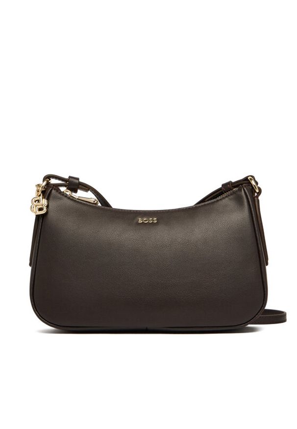 BOSS Torebka 50547773 Brązowy. Kolor: brązowy. Materiał: skórzane