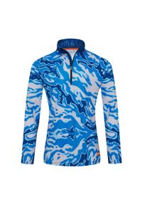 GARETH & LUCAS - Bluza narciarska Męska Gareth & Lucas The One Hundred and Five. Kolor: niebieski. Materiał: poliester, elastan. Sezon: zima. Sport: narciarstwo #1