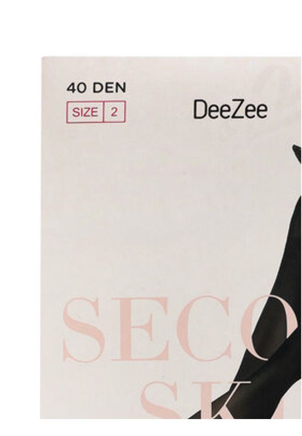 DeeZee Rajstopy Damskie 9WB-007-AW22 Czarny. Kolor: czarny. Materiał: materiał