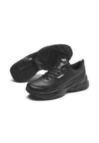 Puma - Damskie buty sportowe Cilia Mode PUMA Black Silver Gray. Kolor: wielokolorowy, czarny, szary. Sezon: lato