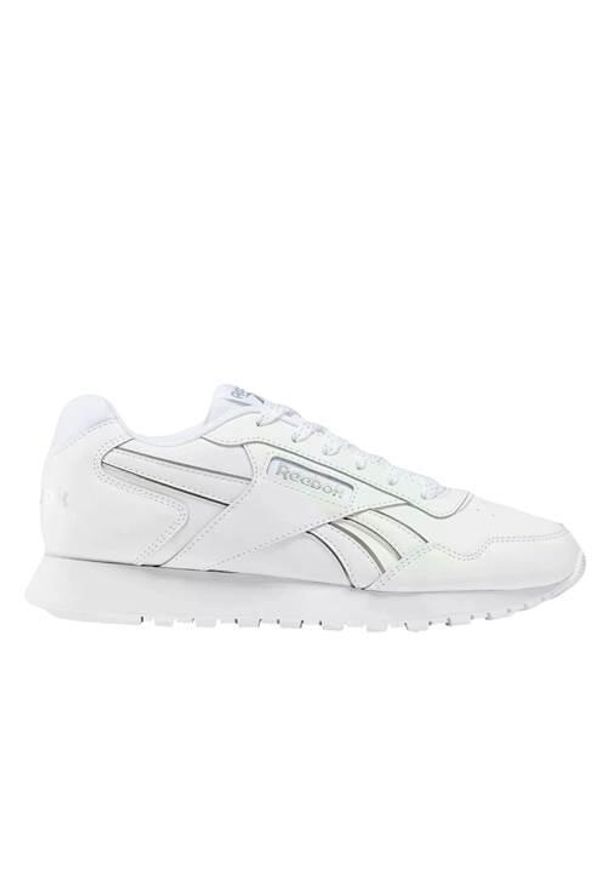 Buty do chodzenia damskie Reebok Royal Glide. Kolor: biały. Materiał: materiał, tkanina, syntetyk. Szerokość cholewki: normalna. Model: Reebok Royal. Sport: turystyka piesza