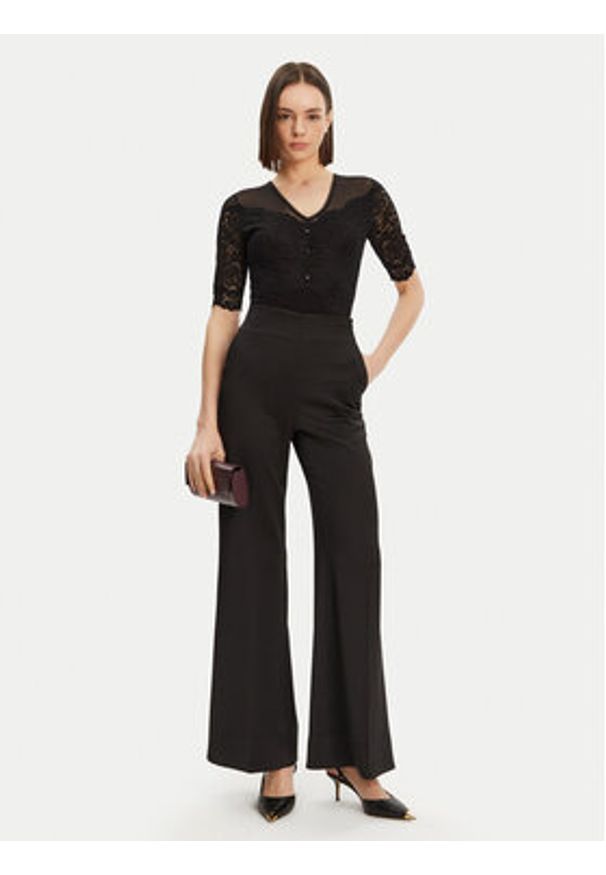 Morgan Body 251-DMIA Czarny Slim Fit. Kolor: czarny. Materiał: wiskoza