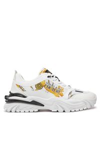 Versace Jeans Couture Sneakersy 77YA3SIB ZS891 Biały. Kolor: biały. Materiał: materiał