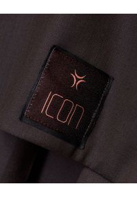 ICON - Dwurzędowa kurtka z wełny Enola. Kolor: brązowy. Materiał: wełna. Sezon: jesień