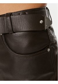 Pinko Spódnica skórzana Grenada 103894 A21L Brązowy Regular Fit. Kolor: brązowy. Materiał: skóra #2