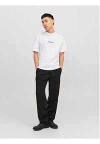 Jack & Jones T-Shirt Vesterbro 12240121 Biały Relaxed Fit. Kolor: biały. Materiał: bawełna