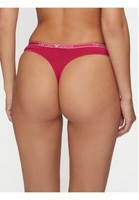 Emporio Armani Underwear Komplet 2 par stringów 163333 4F223 02275 Różowy. Kolor: różowy. Materiał: bawełna