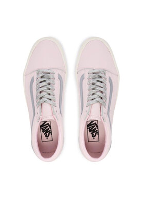 Vans Tenisówki Old Skool VN000D6WO321 Różowy. Kolor: różowy. Materiał: skóra, zamsz