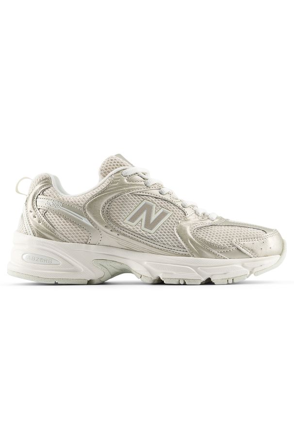 Buty unisex New Balance U5301Z0 – beżowe. Kolor: beżowy. Materiał: syntetyk, materiał. Szerokość cholewki: normalna. Sezon: lato. Sport: turystyka piesza