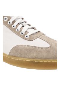 Białe Półbuty Barefoot Wasak Minimalistyczne Obuwie Męskie. Okazja: na co dzień. Kolor: biały. Materiał: skóra, welur, materiał. Wzór: grochy. Styl: klasyczny, casual, elegancki #5