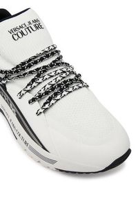 Versace Jeans Couture Sneakersy 79YA3SA3 Biały. Kolor: biały. Materiał: materiał #3