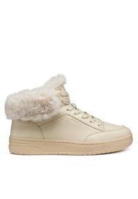 Geox Sneakersy D Sedral Court D564QC 00085 C1122 Écru. Materiał: skóra