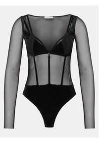 Patrizia Pepe Body 2M4400/J230-K103 Czarny Regular Fit. Kolor: czarny. Materiał: syntetyk #8