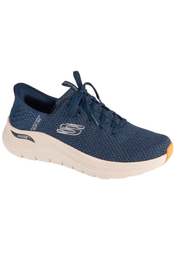 skechers - Buty sportowe męskie, Slip-ins: Arch Fit 2.0 - Look Ahead. Kolor: niebieski