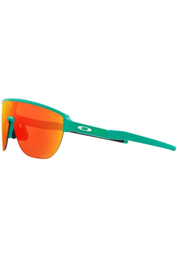 Oakley - Okulary przeciwsłoneczne Corridor - zielone. Kolor: czerwony, wielokolorowy, zielony