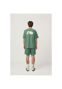 Szorty Kubota ciemnozielone męskie. Kolor: zielony. Materiał: dresówka, bawełna #2
