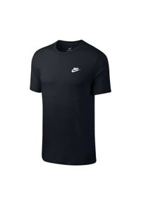 Nike - Męska Koszulka Sportowa. Kolor: czarny. Sport: turystyka piesza #1