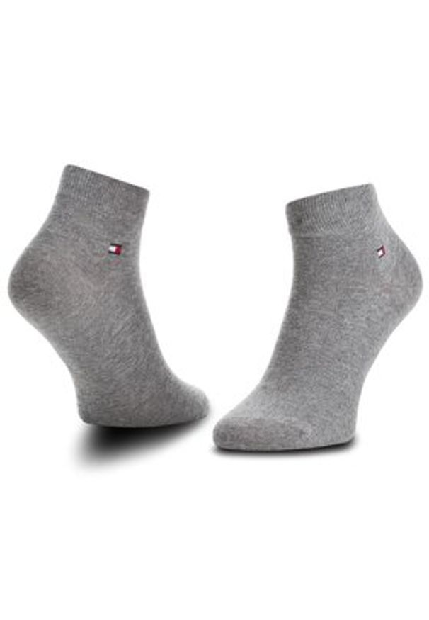 TOMMY HILFIGER - Tommy Hilfiger Skarpety krótkie 342025001 Szary. Kolor: szary. Materiał: bawełna