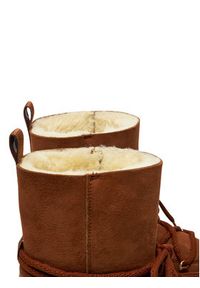 TOMMY HILFIGER - Tommy Hilfiger Śniegowce FW0FW08085 Brązowy. Kolor: brązowy. Materiał: skóra #2