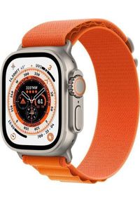 APPLE - Smartwatch Apple Watch Ultra GPS + Cellular 49mm Titanium Case Alpine Loop Medium Pomarańczowy (MQFL3UL/A). Rodzaj zegarka: smartwatch. Kolor: pomarańczowy #1