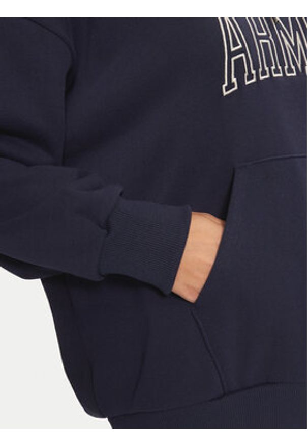 Under Armour Bluza UA Icon Heavyweight 1386494 Granatowy Oversize. Kolor: niebieski. Materiał: bawełna