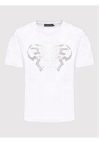 Mindout T-Shirt Unisex Rage Biały Oversize. Kolor: biały. Materiał: bawełna #5