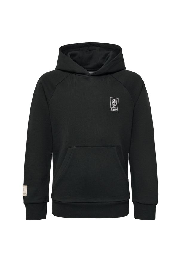 Bluza dziecięca z kapturem Hummel. Typ kołnierza: kaptur. Kolor: czarny. Sport: joga i pilates
