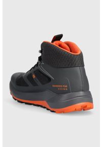 Rossignol buty męskie kolor szary. Zapięcie: sznurówki. Kolor: szary. Materiał: syntetyk, tworzywo sztuczne, materiał, guma. Szerokość cholewki: normalna #3