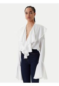 NORMA KAMALI Body ST125BCBO85944 Biały Loose Fit. Kolor: biały. Materiał: syntetyk #1