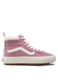 Vans Sneakersy Sk8-Hi Mte-1 VN0A5HZYBD51 Różowy. Kolor: różowy. Materiał: zamsz, skóra. Model: Vans SK8