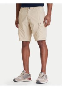Napapijri Szorty materiałowe Noto 2.0 NP0A4HOQ Beżowy Regular Fit. Kolor: beżowy. Materiał: bawełna #1