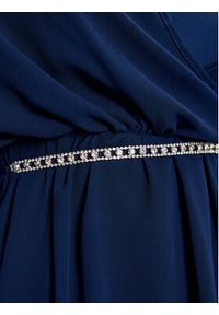 Rinascimento Sukienka koktajlowa 1000769765898 Granatowy Regular Fit. Kolor: niebieski. Materiał: syntetyk. Styl: wizytowy #3
