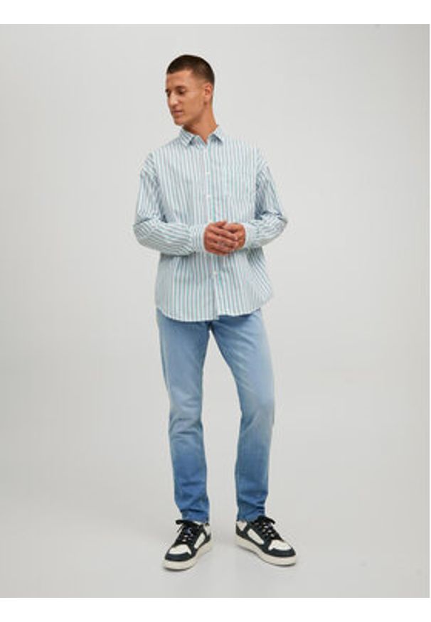 Jack & Jones - Jack&Jones Jeansy Glenn 12224131 Niebieski Slim Fit. Kolor: niebieski
