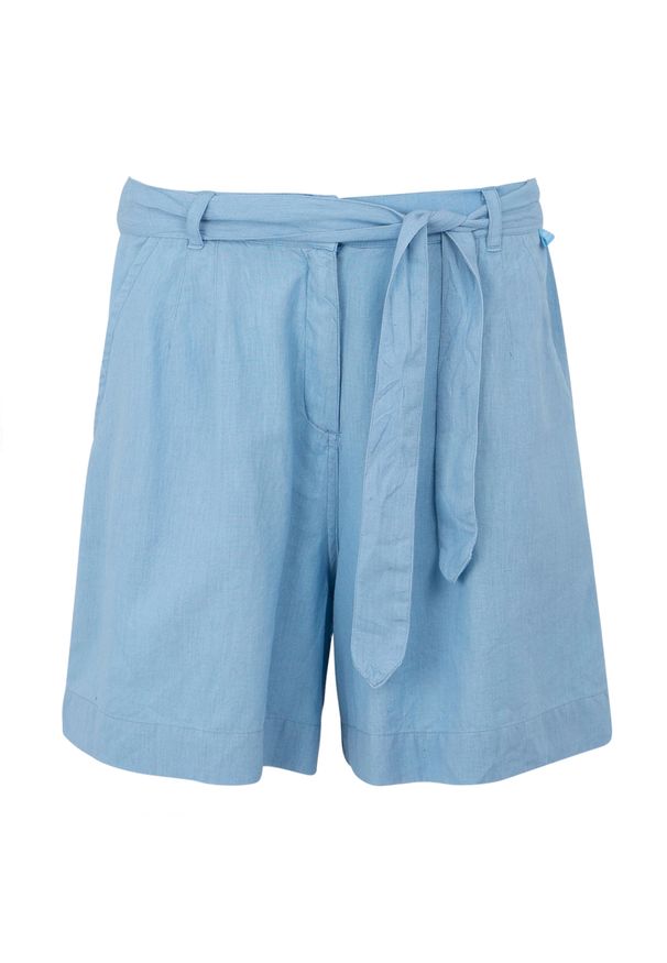 Regatta - Shorty Damskie Sabela II. Kolor: szary, niebieski, wielokolorowy. Sport: turystyka piesza