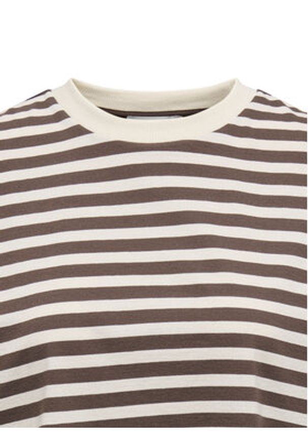 only - ONLY T-Shirt Livina 15272227 Brązowy Regular Fit. Kolor: brązowy. Materiał: bawełna