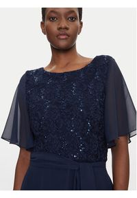 Swing Sukienka koktajlowa 5AI02500 Granatowy Regular Fit. Kolor: niebieski. Materiał: syntetyk. Styl: wizytowy #3