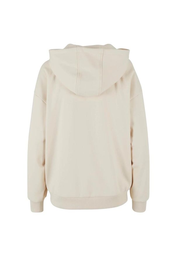Urban Classics - Bluza Z Kapturem Damska Cozy Zip Front Oversized Full Zip. Typ kołnierza: kaptur. Kolor: brązowy