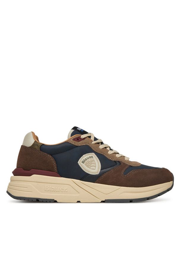 Blauer Sneakersy F5RAY02/NUS Kolorowy. Materiał: zamsz, skóra. Wzór: kolorowy